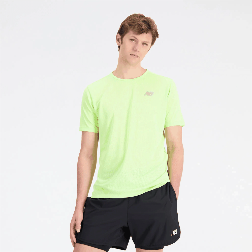 Edzőpóló New Balance MT21262TWY – zöld