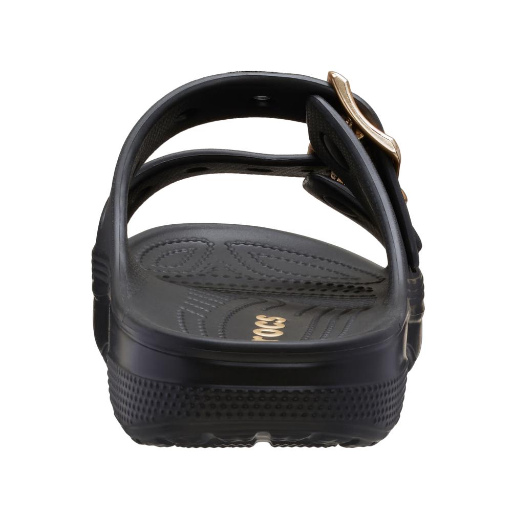 Női flip flop Crocs Metallic Buckle Saturday 213316-001 - fekete