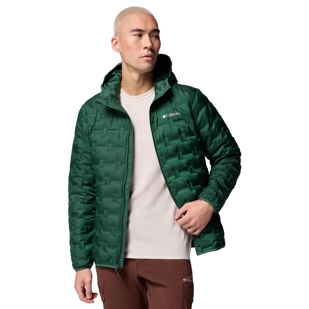 Férfi dzseki Columbia Delta Ridge II Down Hooded 2086222375 - zöld