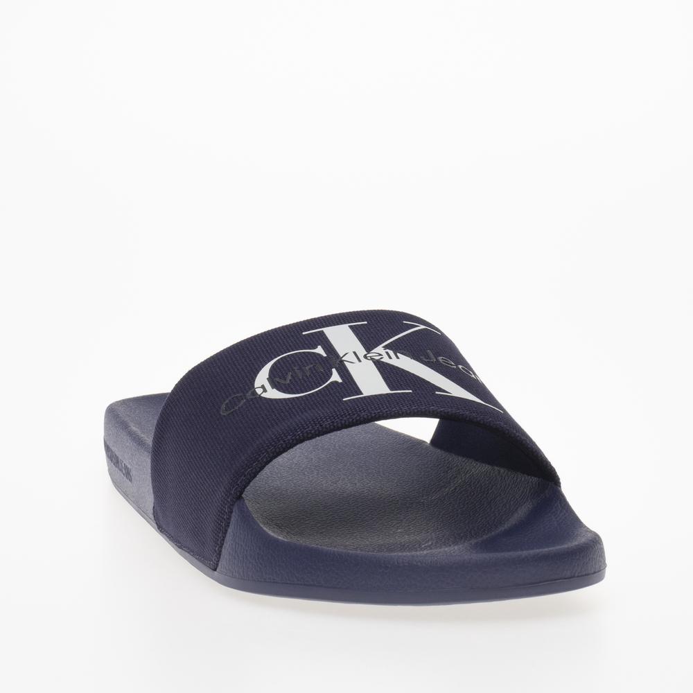 Flip Flop Calvin Klein Slide Monogram CO YM0YM00061-0GY - sötétkék