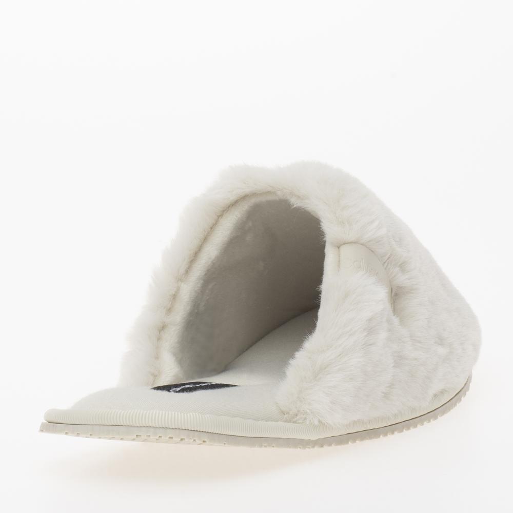 Cipő Calvin Klein Hotel Slipper Fur After Glow YW0YW01593-ACF - fehér