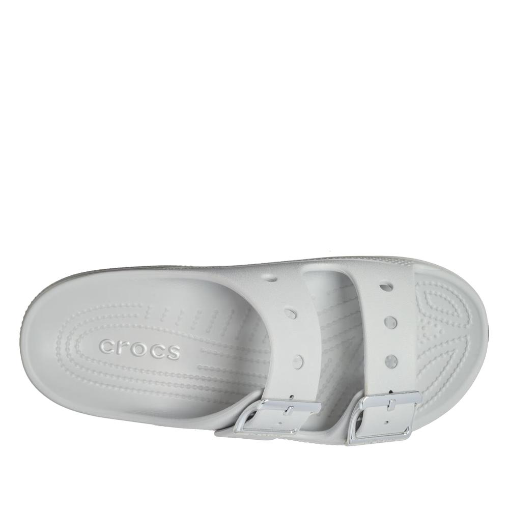 Női flip flop Crocs Metallic Buckle Saturday 213316-1FT - szürke
