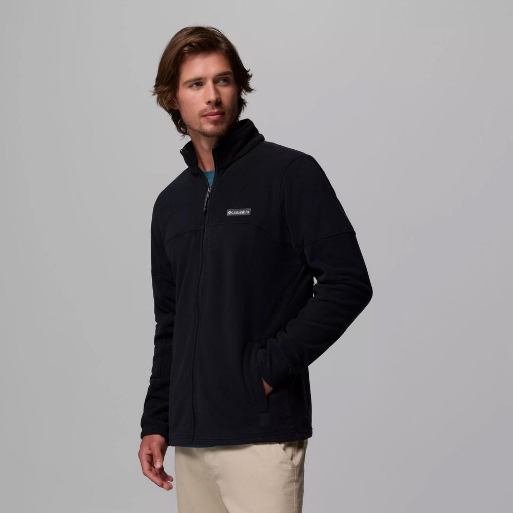 Férfi felső Columbia Basin Trail III Full Zip 1907753010 - fekete