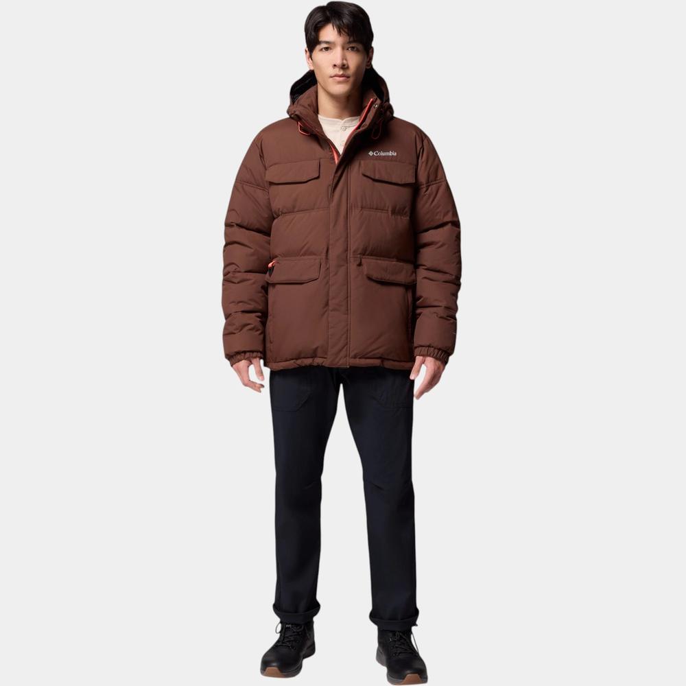 Férfi dzseki Columbia Landroamer Hooded Puffer 2088081256 - barna