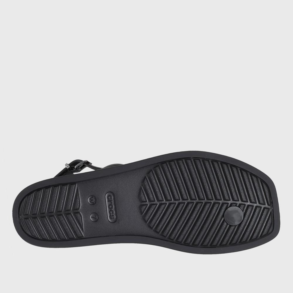 Flip Flop Crocs Miami Thong Flip 209793-001 - fekete