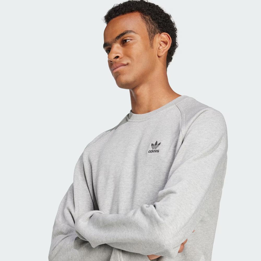 Pulóver adidas Trefoil Essentials Crewneck JD2413 - szürke