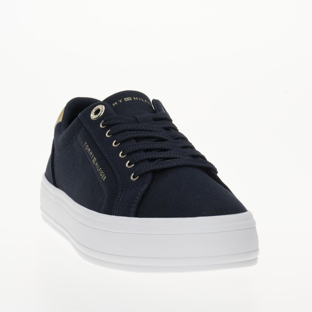 Cipő Tommy Hilfiger Essential Vulc Canvas FW0FW07682-DW6 - sötétkék