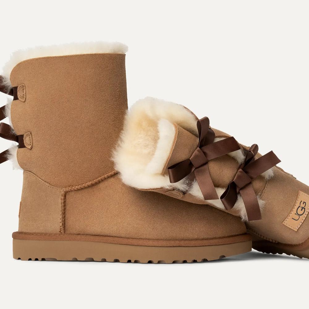 Cipő női UGG W Bailey Bow II 1016225-CHE - barna