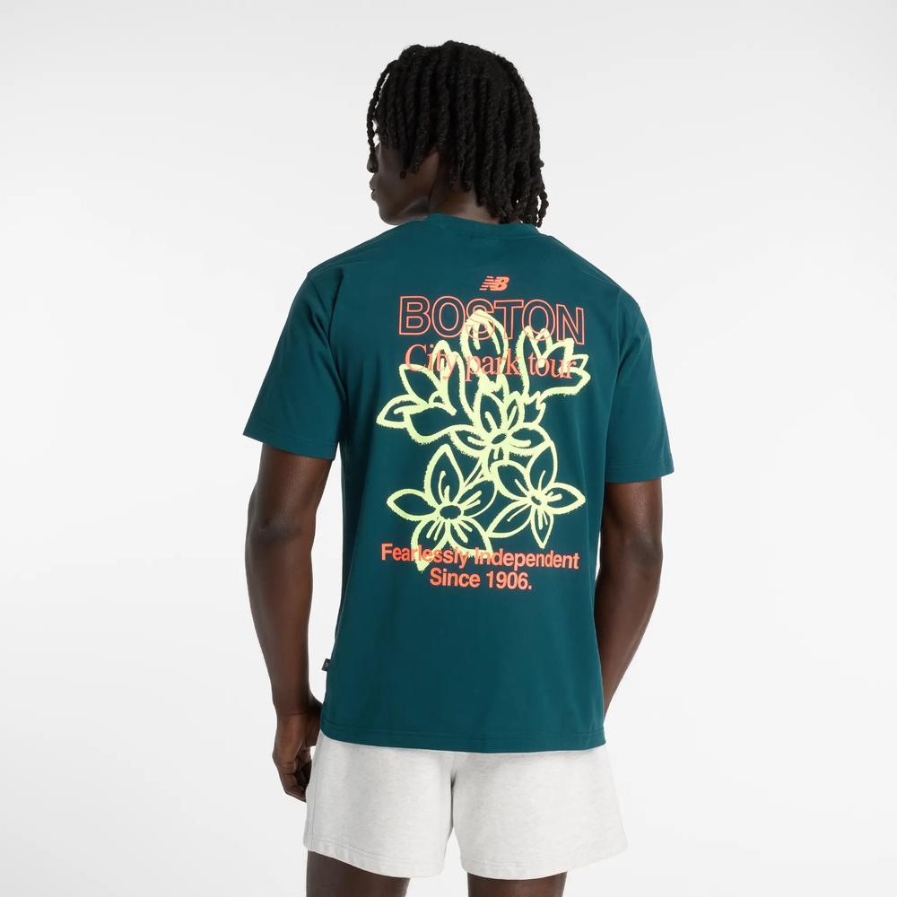 Férfi póló New Balance MT61T0QMAAV - zöld