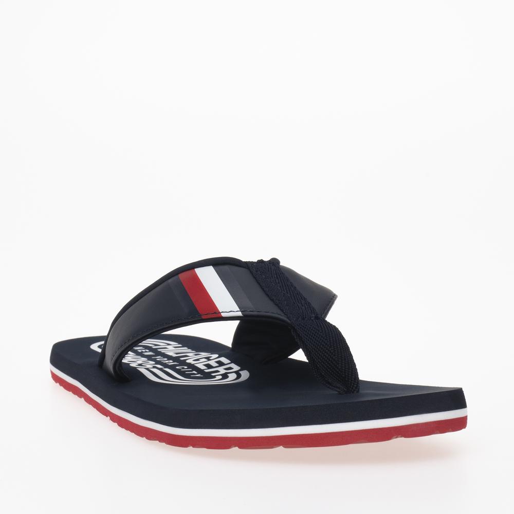 Flip Flop Tommy Hilfiger RWB Padded Beach Sandal FM0FM05137-DW5 - sötétkék