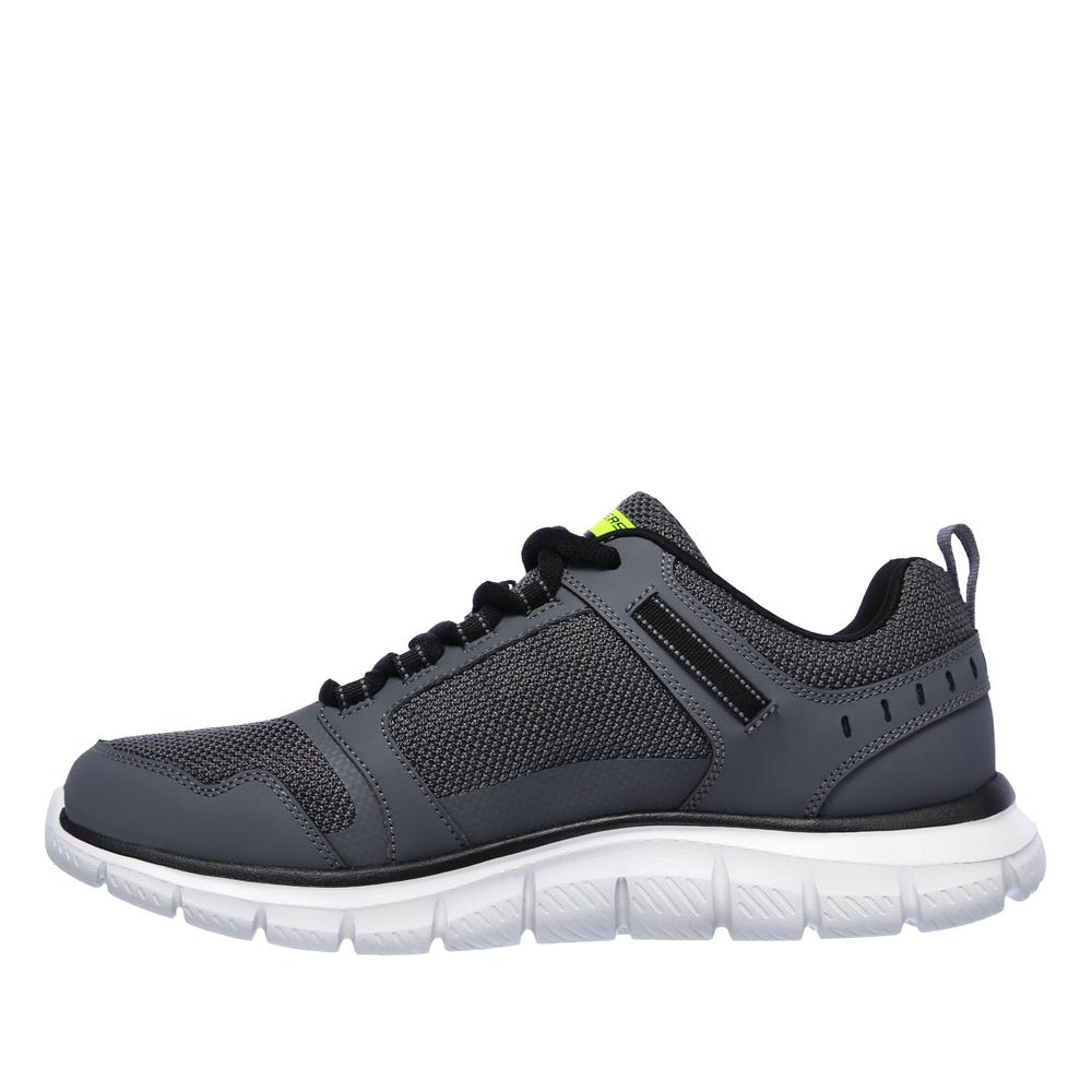 Unisex cipő Skechers Track Knockhill 232001CCBK - szürke