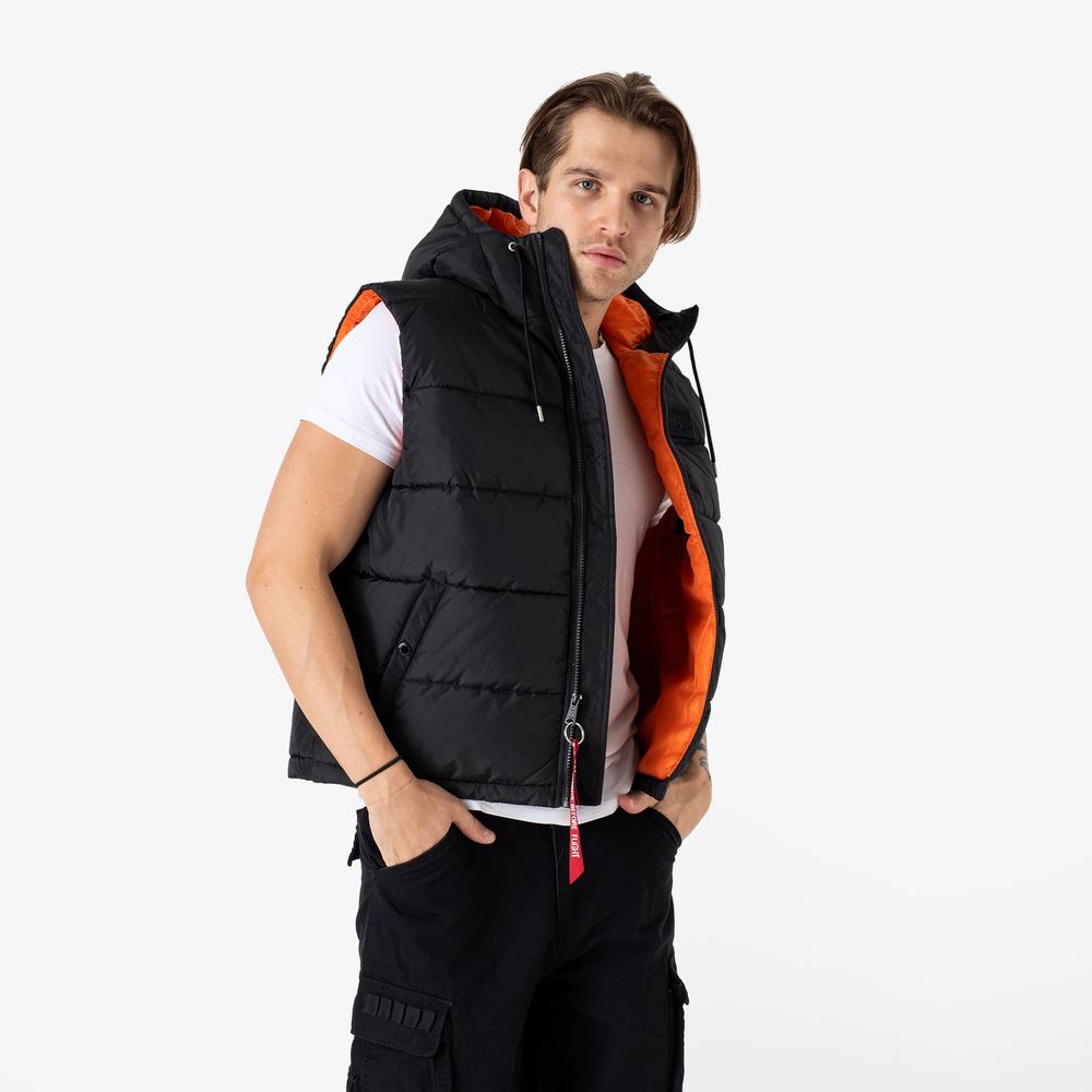 Mellény Alpha Industries Puffer Vest FD 11811003 - fekete