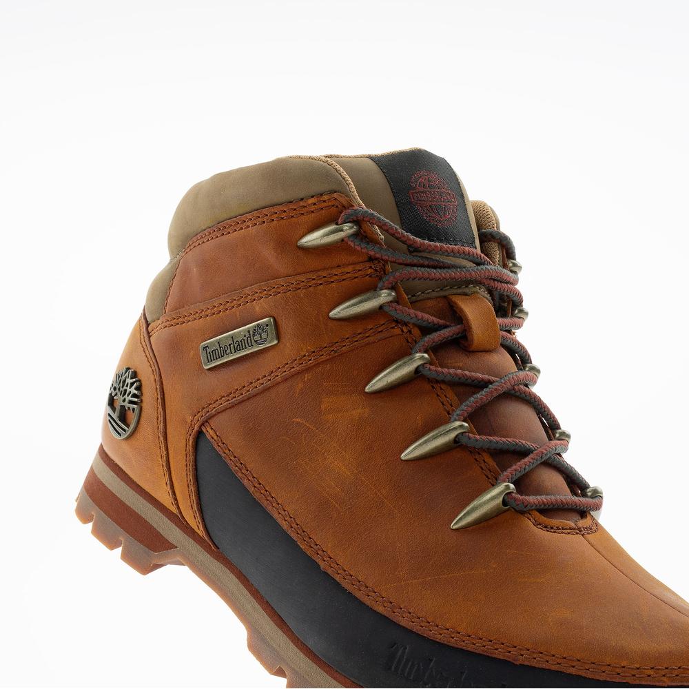 Férfi cipő Timberland Euro Sprint Mid Lace A2K84EJD - barna
