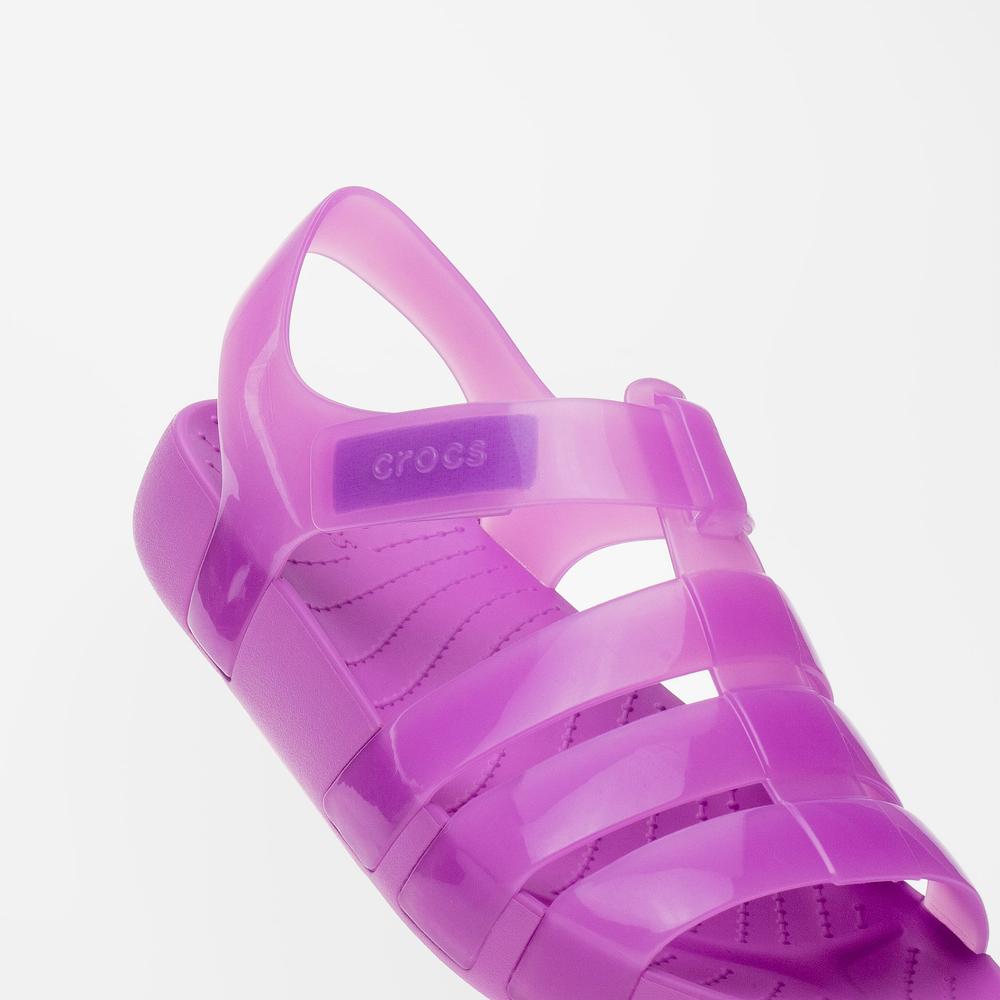 Szandál Crocs Isabella Jelly Sandal 209837-6WQ - rózsaszín