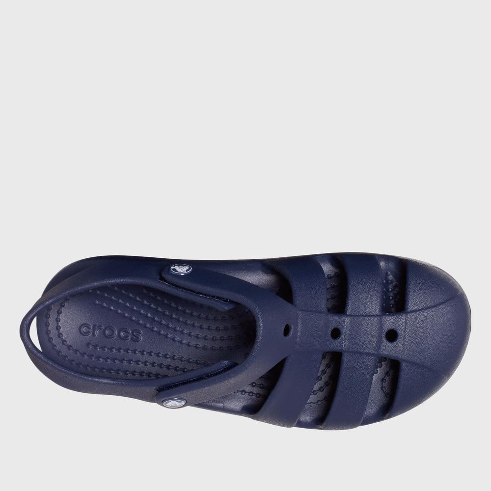 Gyerek szandál Crocs Classic Fisherman Sandal 210626-410 - sötétkék