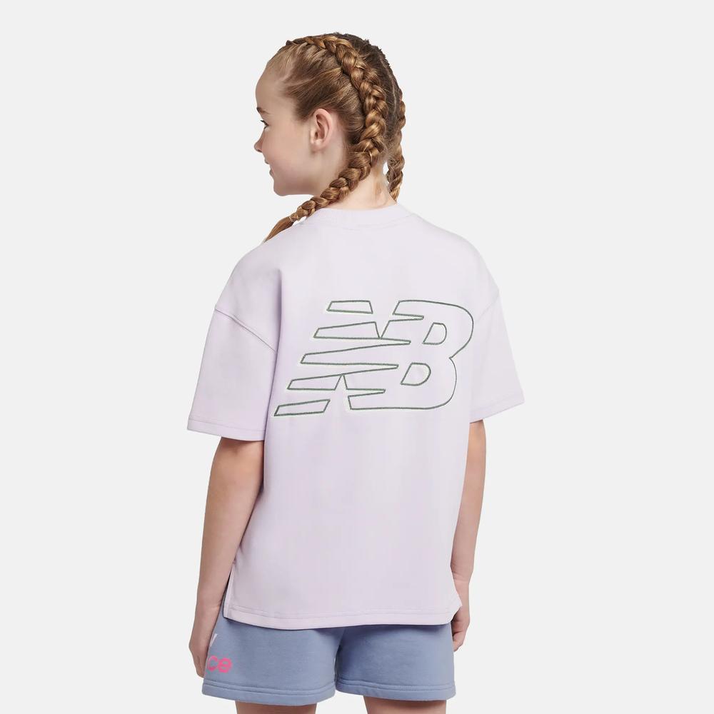 Póló gyerek New Balance LAKG0135RIG - lila