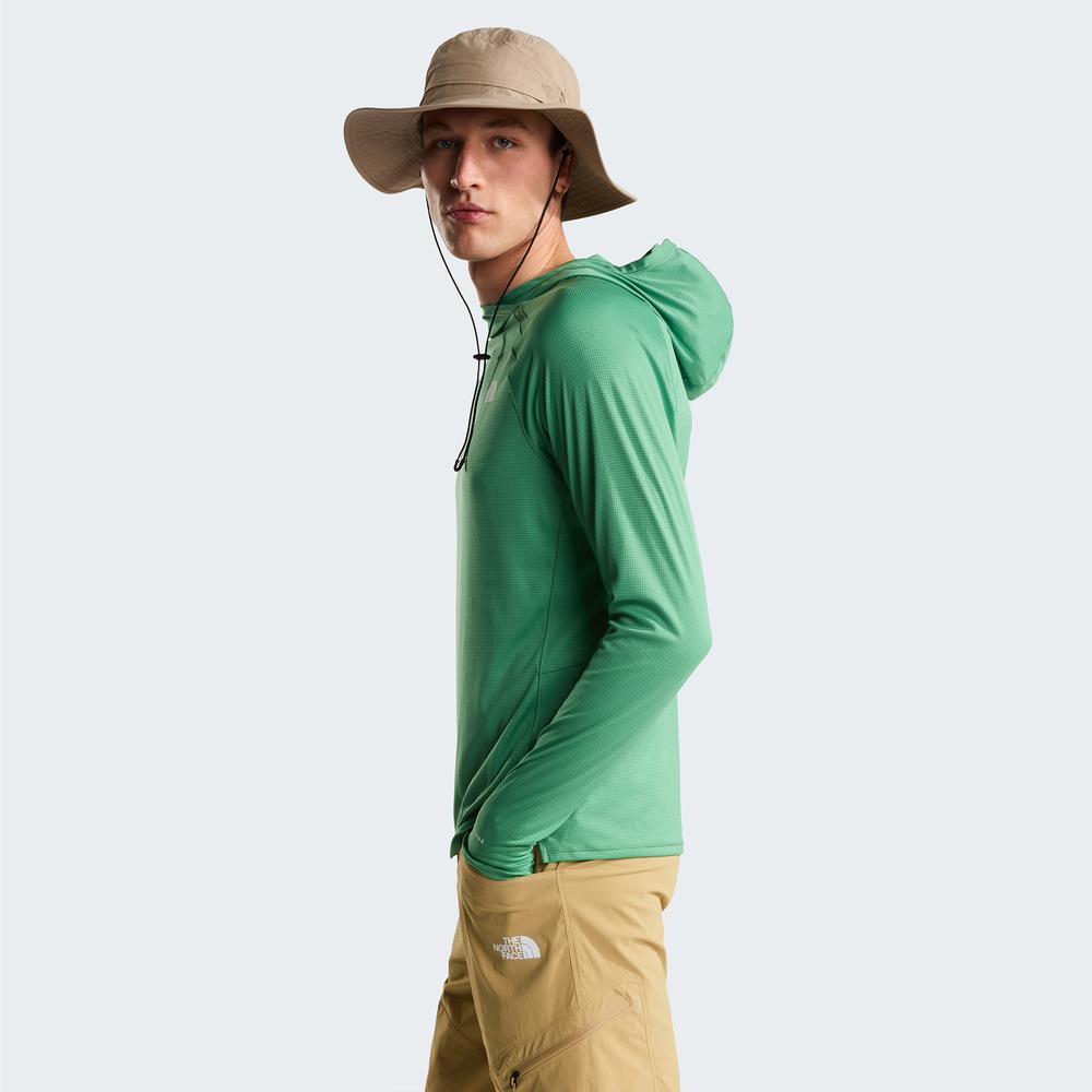 Férfi pulóver The North Face Sunriser Hoodie 0A8BN8G571 - zöld