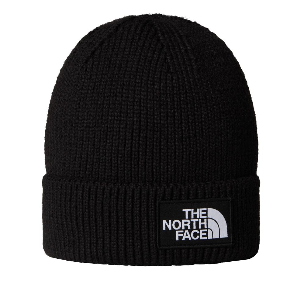 Téli sapka unisex The North Face Logo Box Beanie 0A8CHEJK31 - fekete