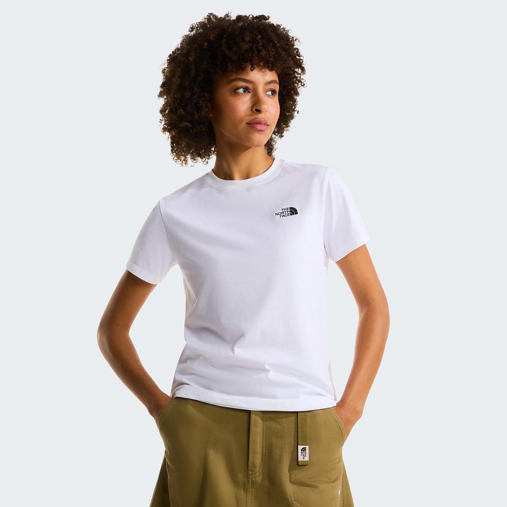 Női póló The North Face Evolution Simple Dome 0A8FX7FN41 - fehér