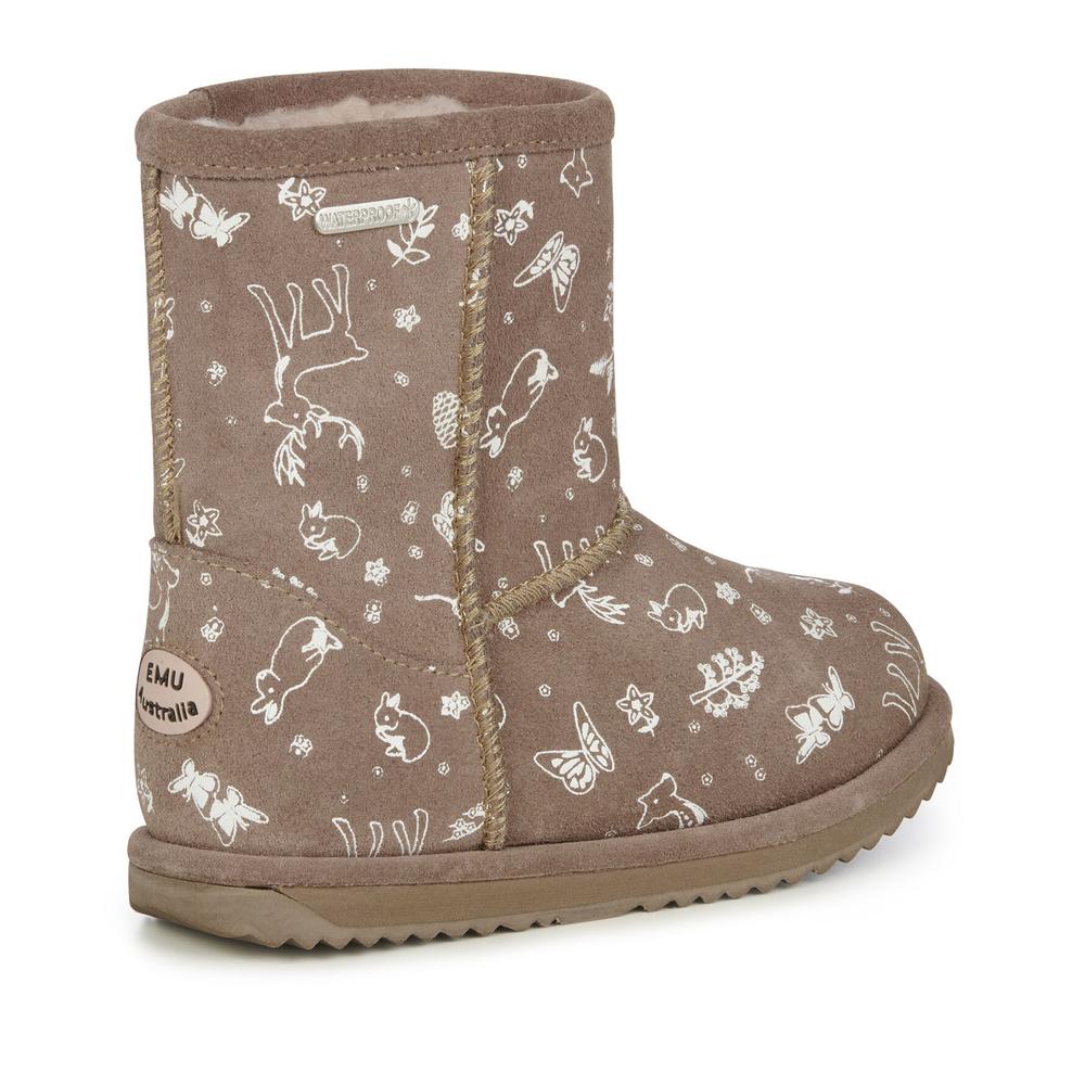 Cipő Emu Australia Woodland Brumby K12607MUSH - bézs