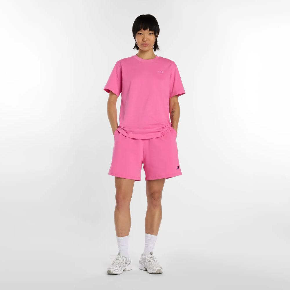 Női rövidnadrág New Balance WS41508AAC - rózsaszín