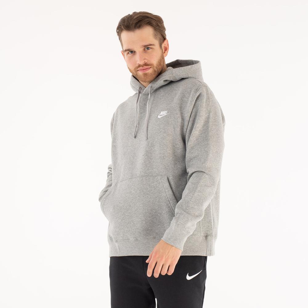 Pulóver férfi Nike NSW Club Fleece BV2654-063 - szürke