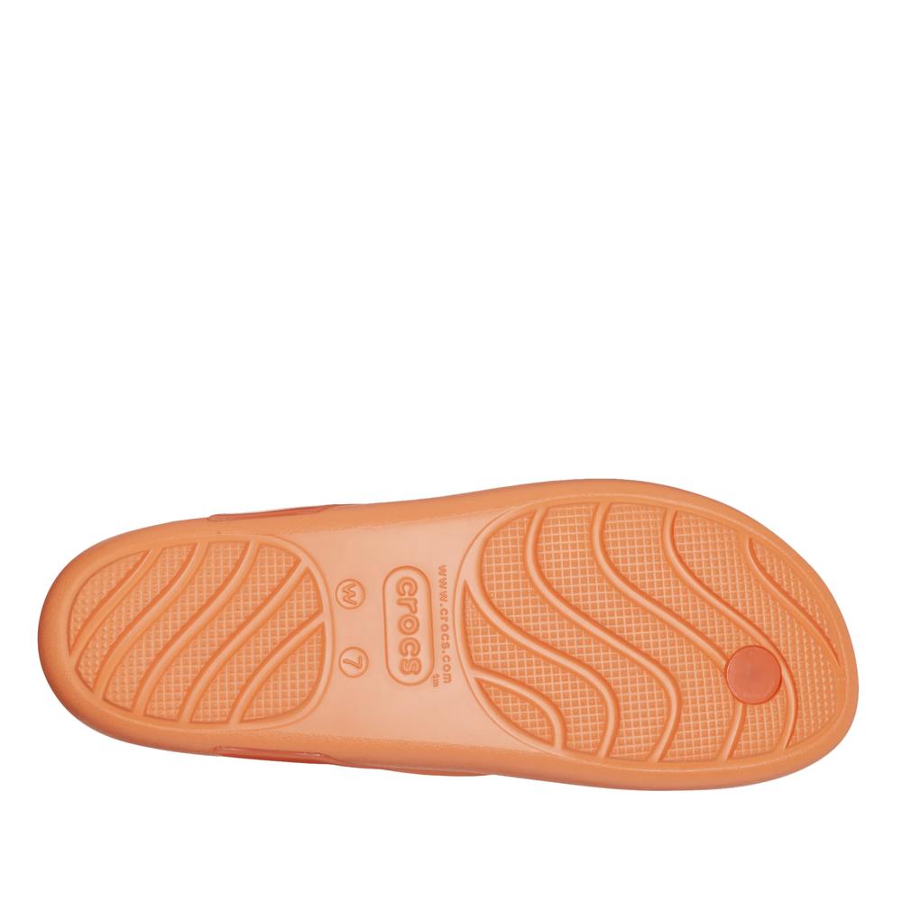 Flip Flop Crocs Splash Glossy Flip 208534-83I - narancs