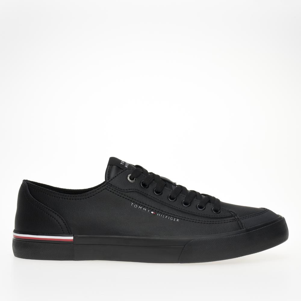 Cipő Tommy Hilfiger Corporate Vulc Leather FM0FM04953-BDS - fekete
