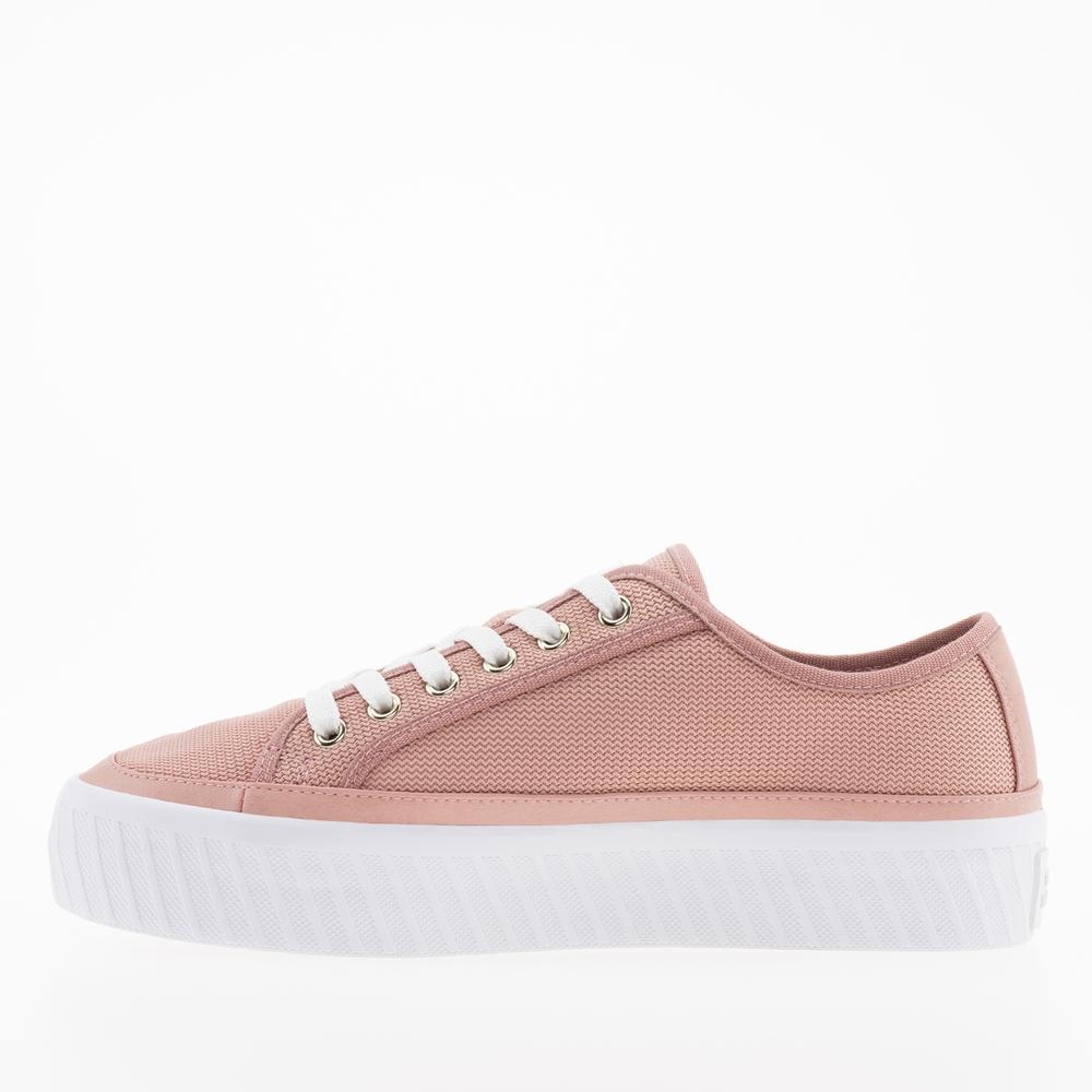 Cipő Tommy Hilfiger Platform Vulcanized FW0FW07156-TQS - rózsaszín
