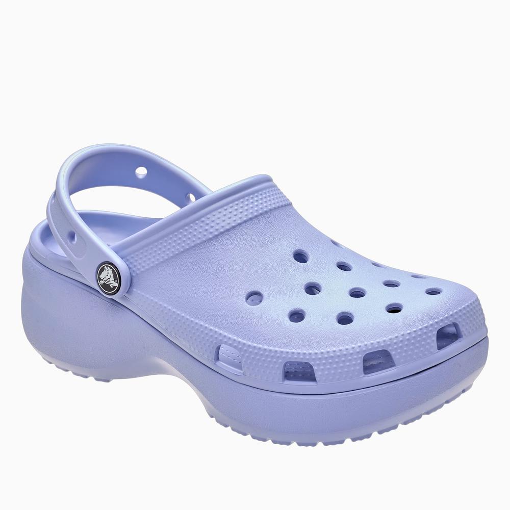 Flip Flop női Crocs Classic Platform Clog 206750-453 - lila