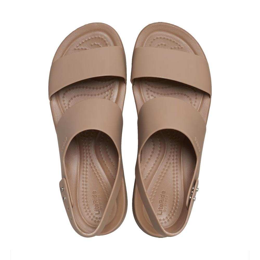 Flip Flop Crocs Brooklyn Low Wedge 206453-2EL - bézs