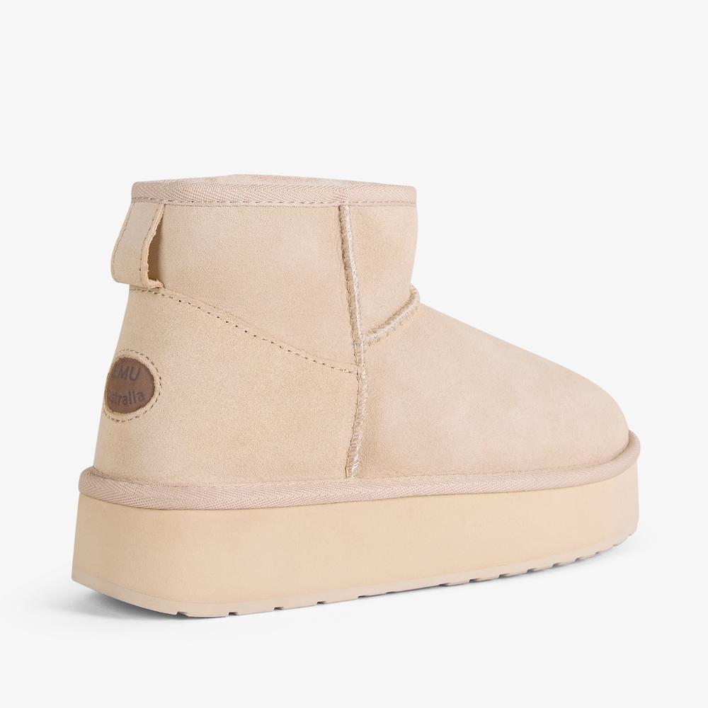 Cipő női Emu Australia Stinger Micro Flatform 2.0 W13296MACA - bézs
