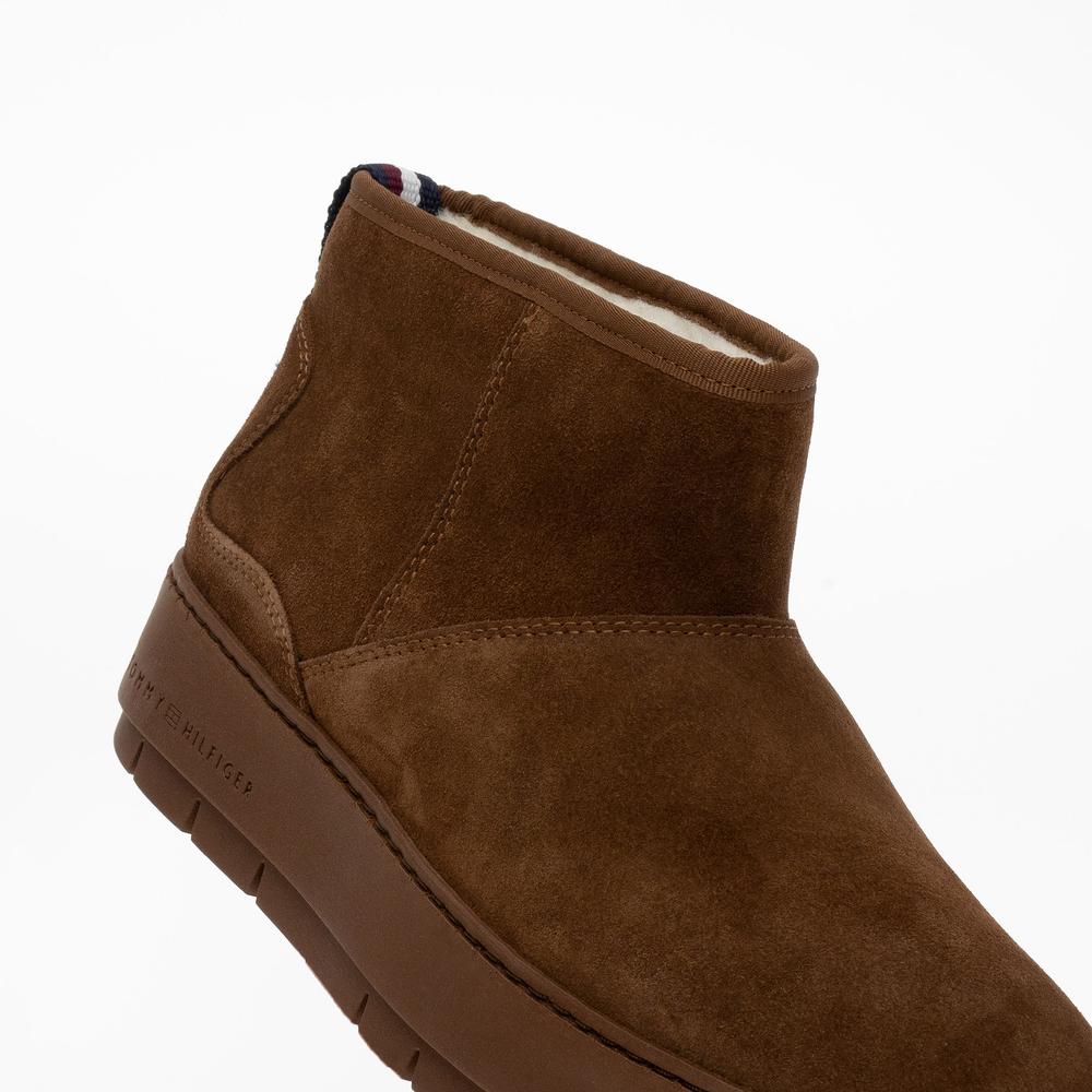 Cipő Tommy Hilfiger Cool Suede Snowboot FW0FW07662-GTU - barna