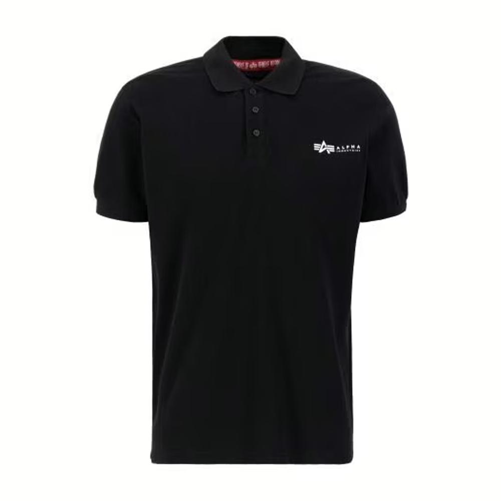 Póló Alpha Industries Basic Polo 10660003 - fekete