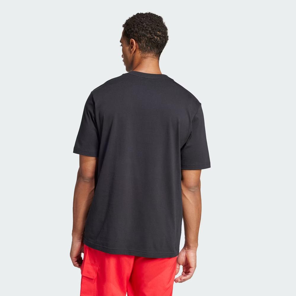 Póló férfi adidas Sportswear Essentials Linear Single JE8993 - fekete