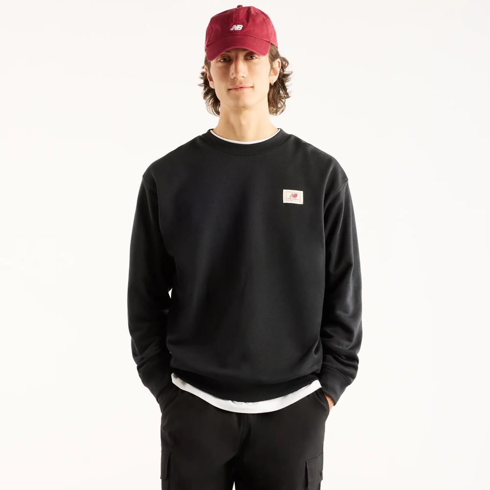 Férfi felső New Balance Woven Label MT6175T5BK - fekete