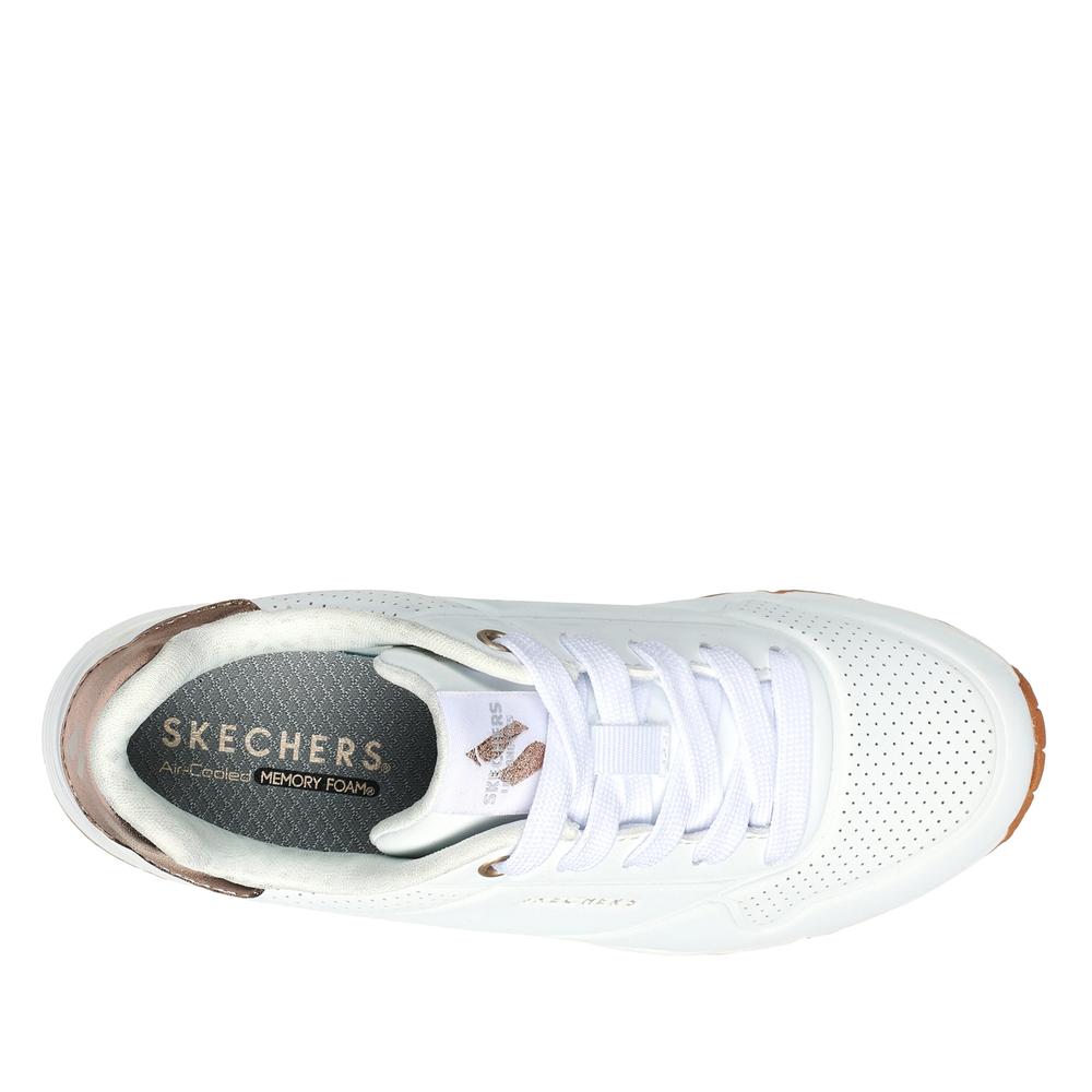 Gyerek cipő Skechers Uno Gen 1 Shimmer Away 310545LWHT - fehér