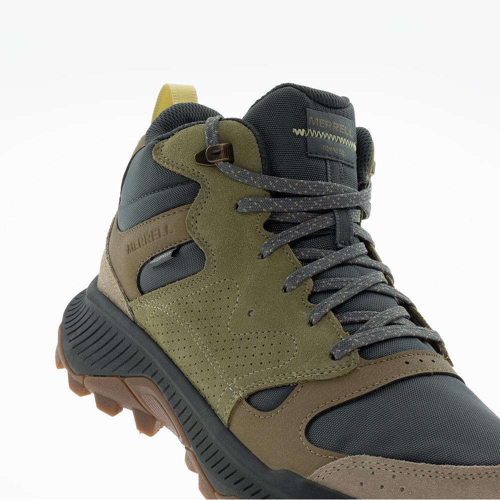 Férfi cipő Merrell Tempo Sol Mid Waterproof  J038941 - zöld