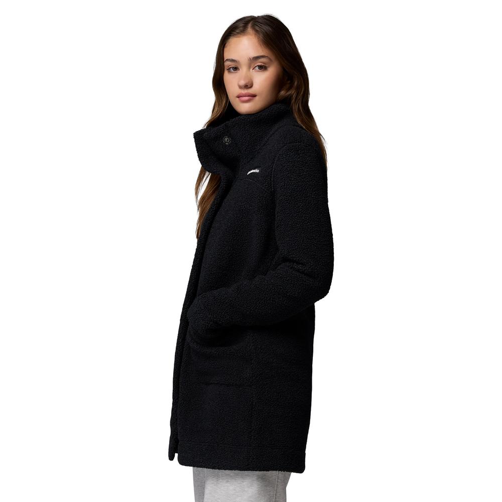 Női dzseki Columbia Panorama Lon Sherpa Fleece 1862582010 - fekete