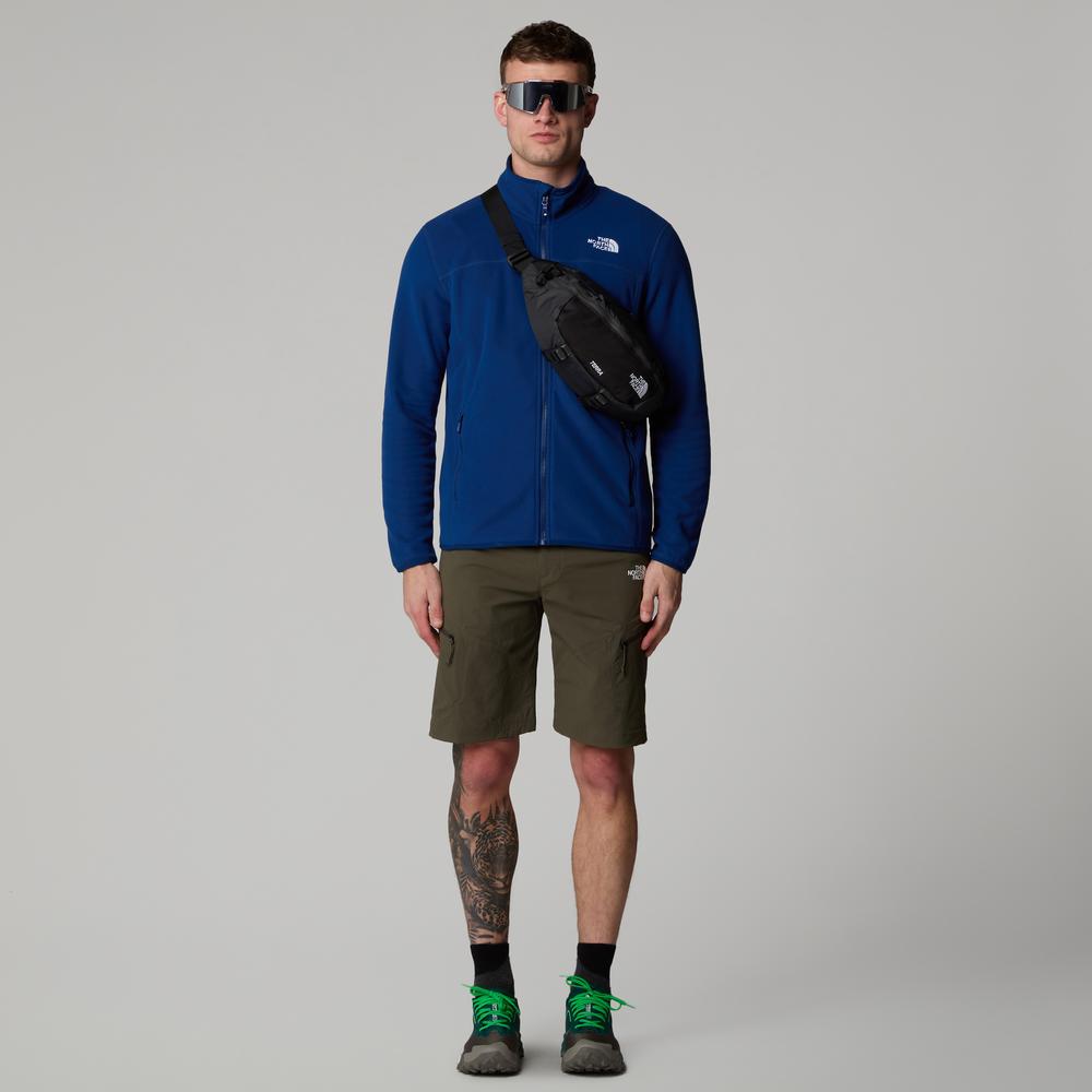 Férfi pulóver The North Face 100 Glacier Full-Zip Fleece 0A855XD1R1 - sötétkék