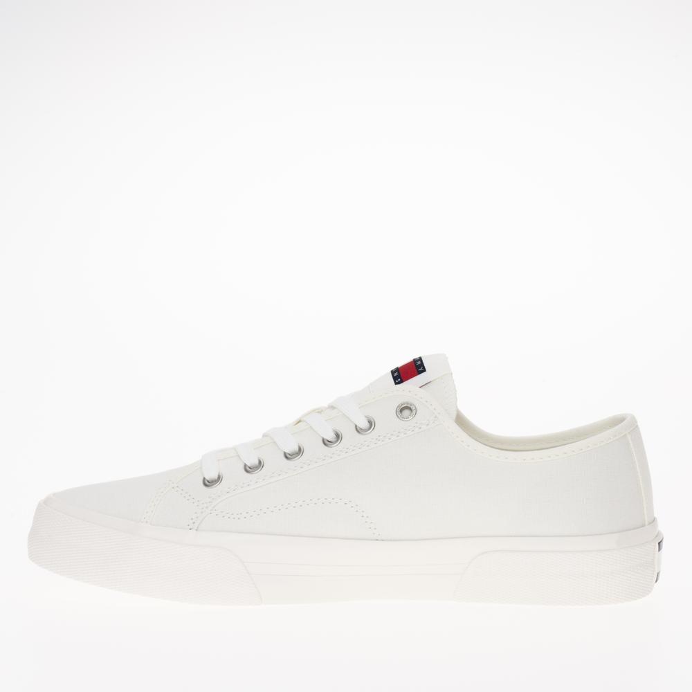 Cipő Tommy Hilfiger Lace-Up Canvas EM0EM01365-YBL - fehér