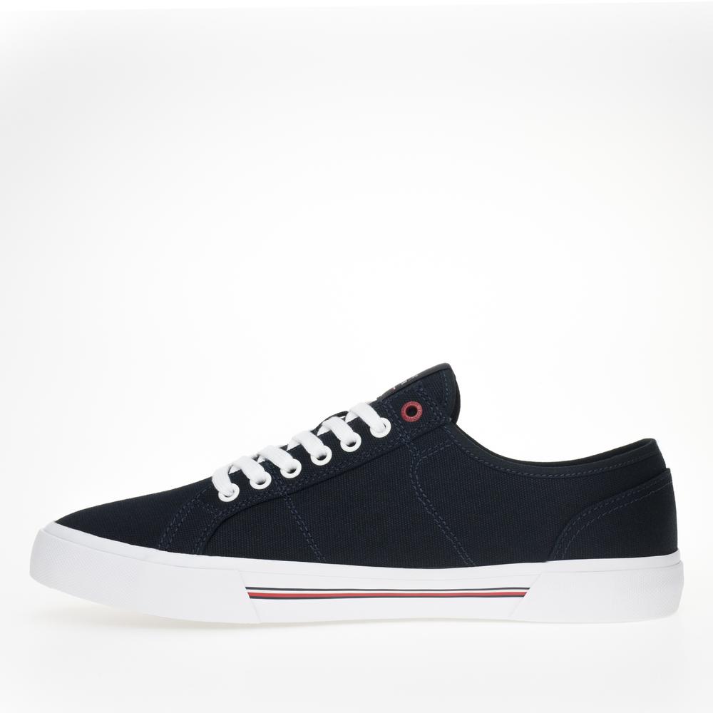 Cipő Tommy Hilfiger Core Corporate Vulc Canvas FM0FM04560-DW5 - sötétkék