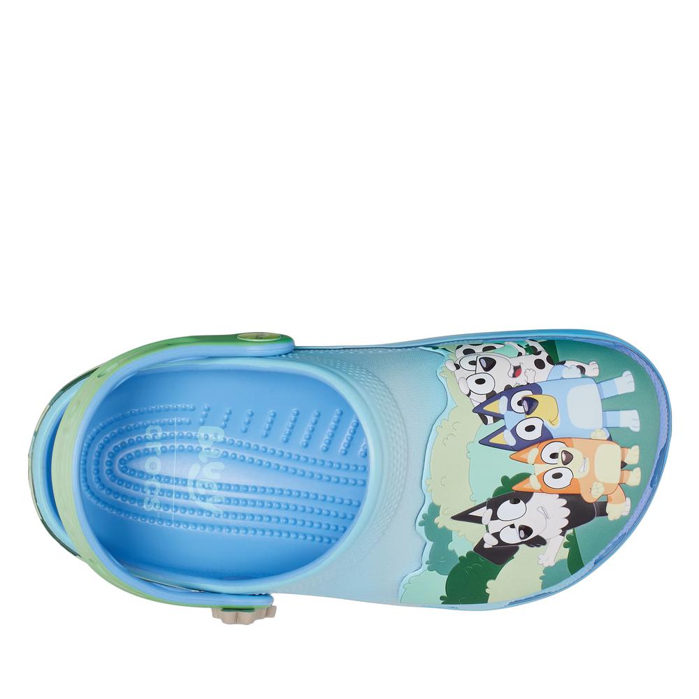 Gyerek flip flop Crocs Toddler Bluey Best Buddies Classic Clog 212369-90H - kék