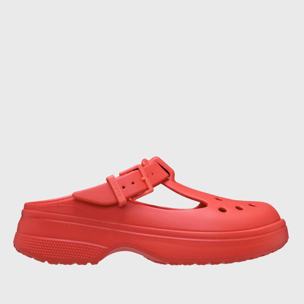Flip Flop Crocs Classic Mary Jane 210581-6ZR - piros