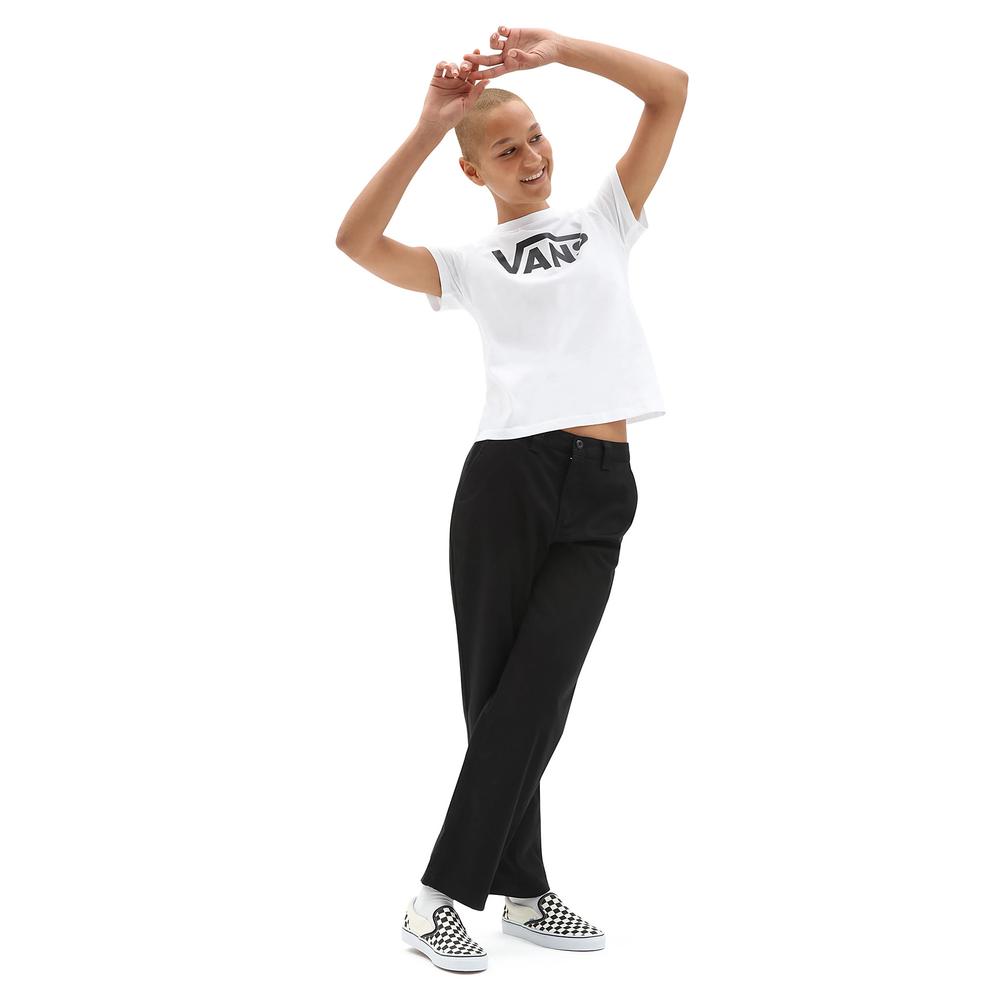 VANS T-SHIRT FLYING V CREW TEE > VN0A3UP4WHT1