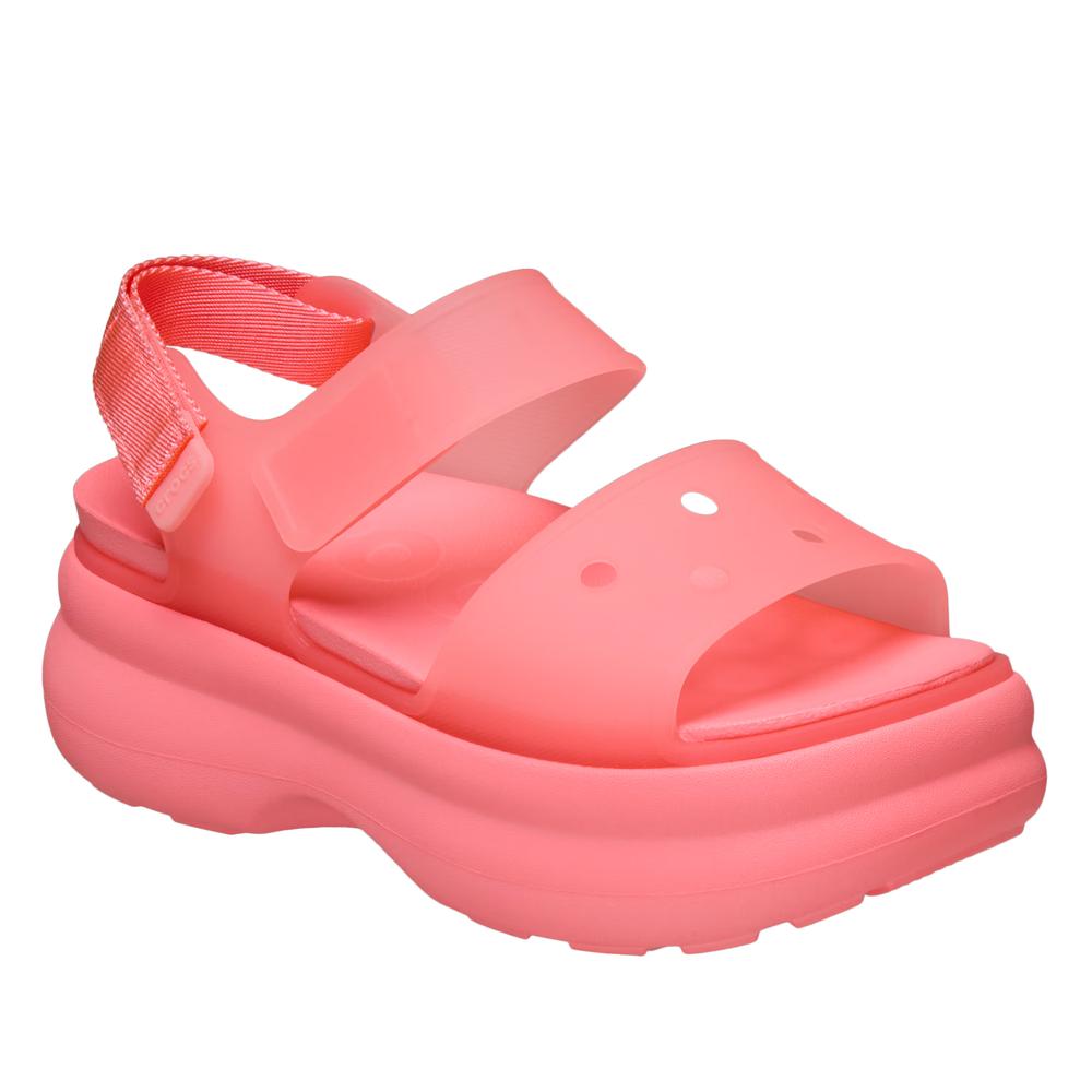 Női szandál Crocs Soho Frosted Y-Strap 212651-6UI - rózsaszín