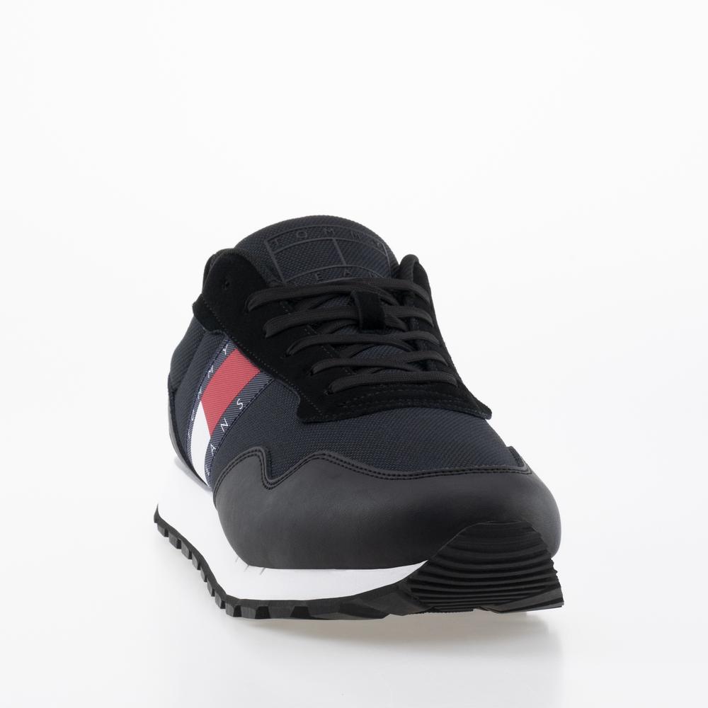 Cipő Tommy Jeans Retro Runner EM0EM01081-BDS - fekete
