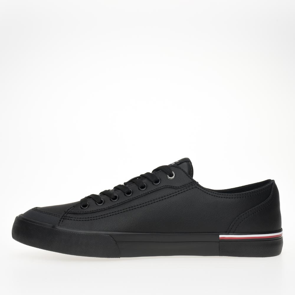 Cipő Tommy Hilfiger Corporate Vulc Leather FM0FM04953-BDS - fekete