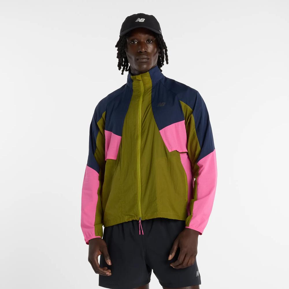 Férfi futódzseki New Balance MJ61U1I9AAN - zöld