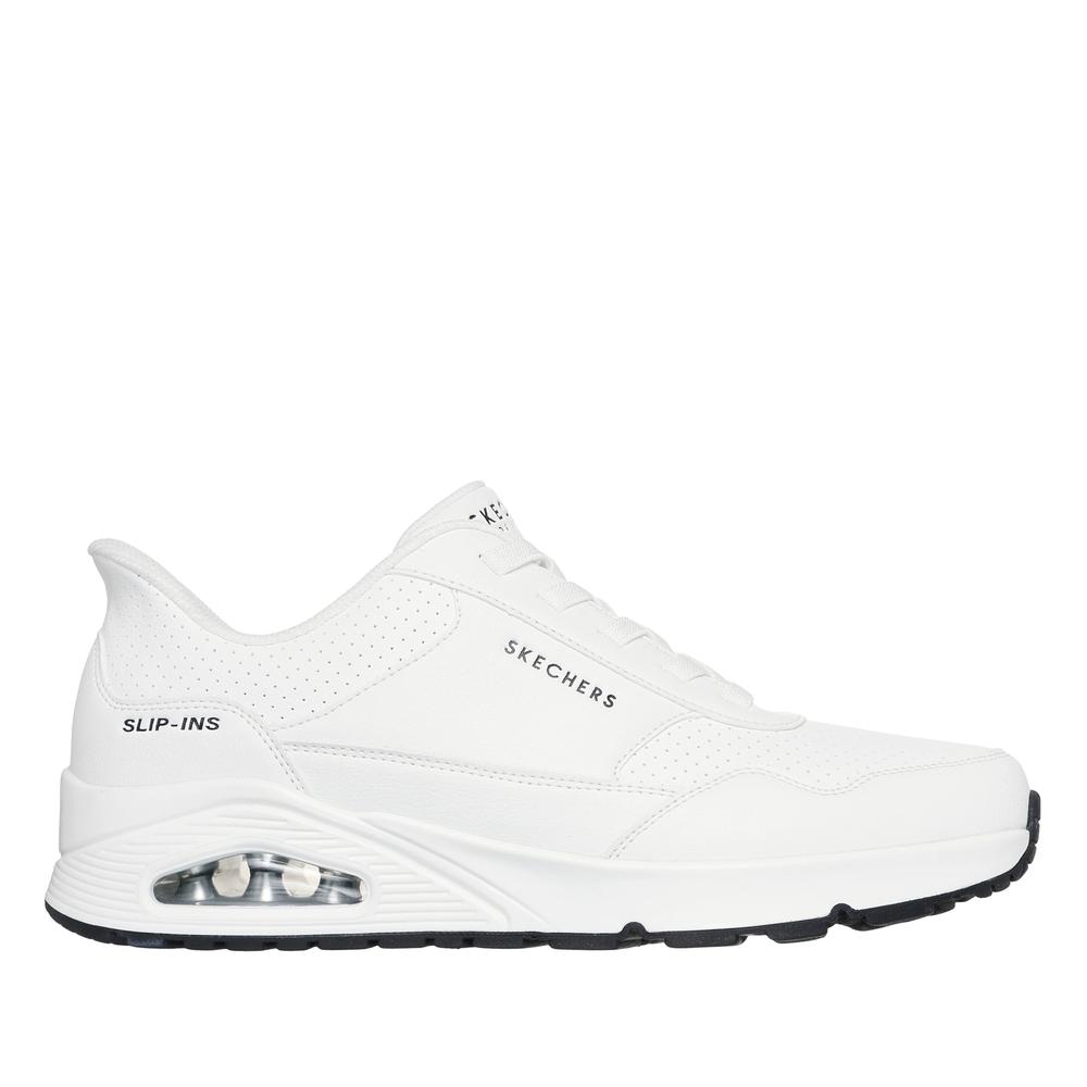 Férfi cipő Skechers Slip-ins: Uno Banksia Luxe 183023WHT - fehér